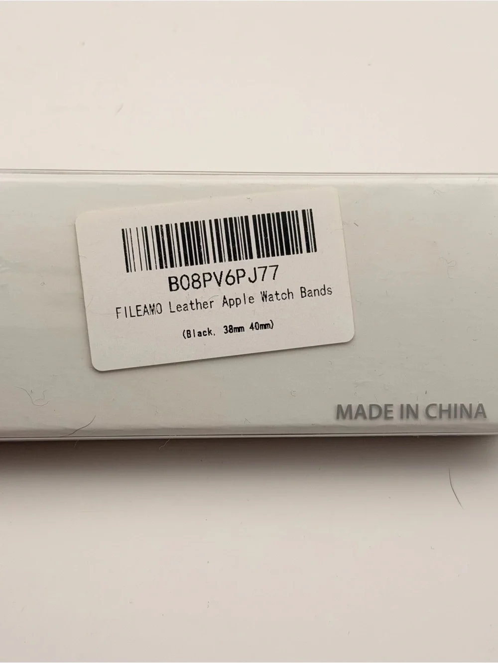 Apple Watch Band Black Leather With Gold, 38/40/41mm, New